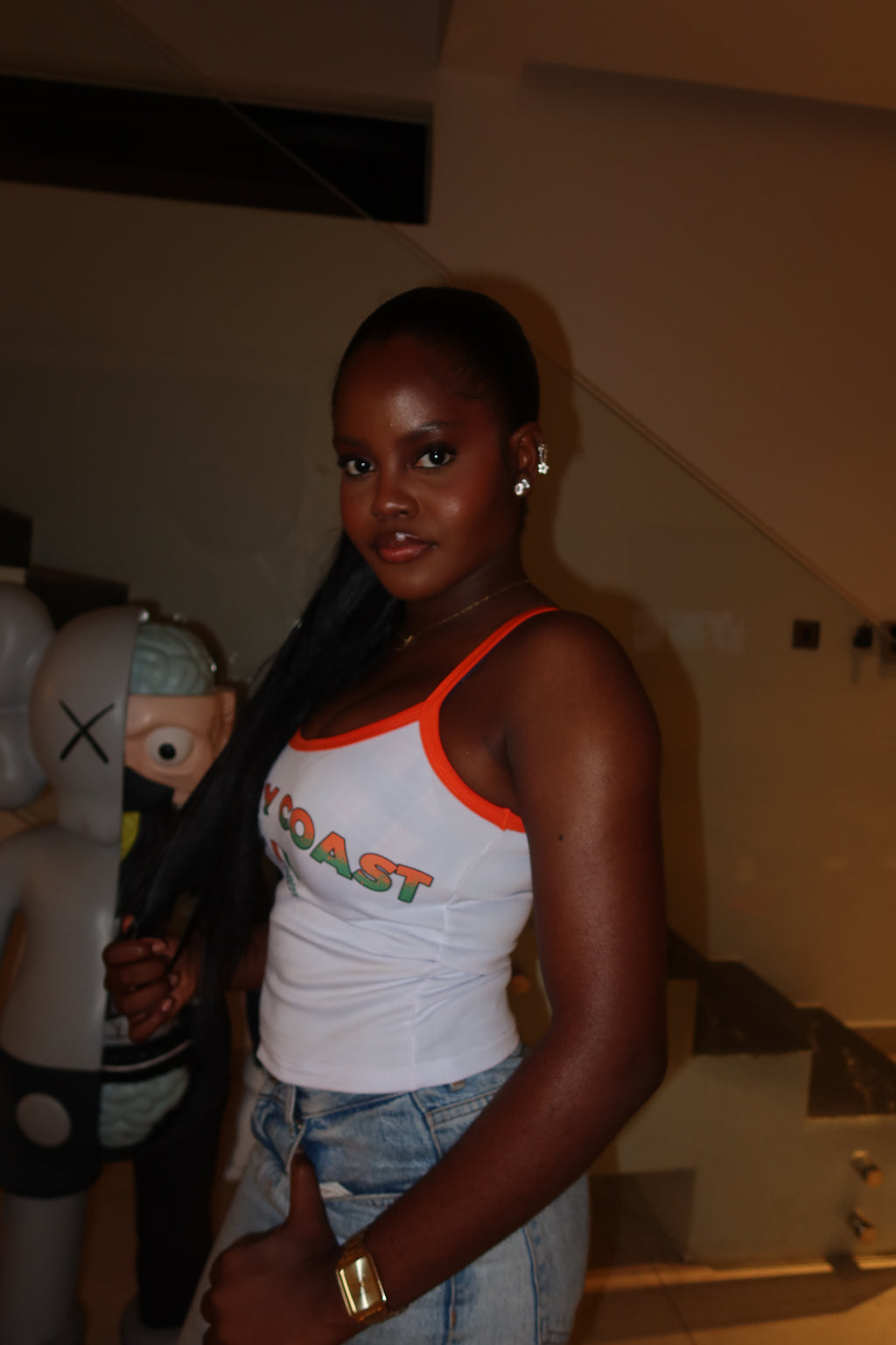 THE 'IVORY COAST' ESSENTIAL STRAPPY TOP