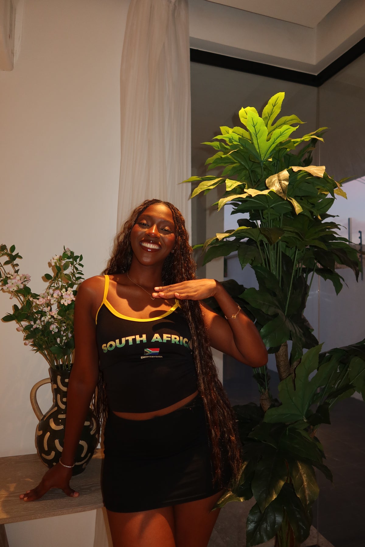 THE 'SOUTH AFRICA' ESSENTIAL STRAPPY TOP