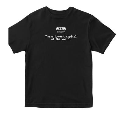 THE 'ACCRA ENJOYMENT CAPITAL' T-SHIRT