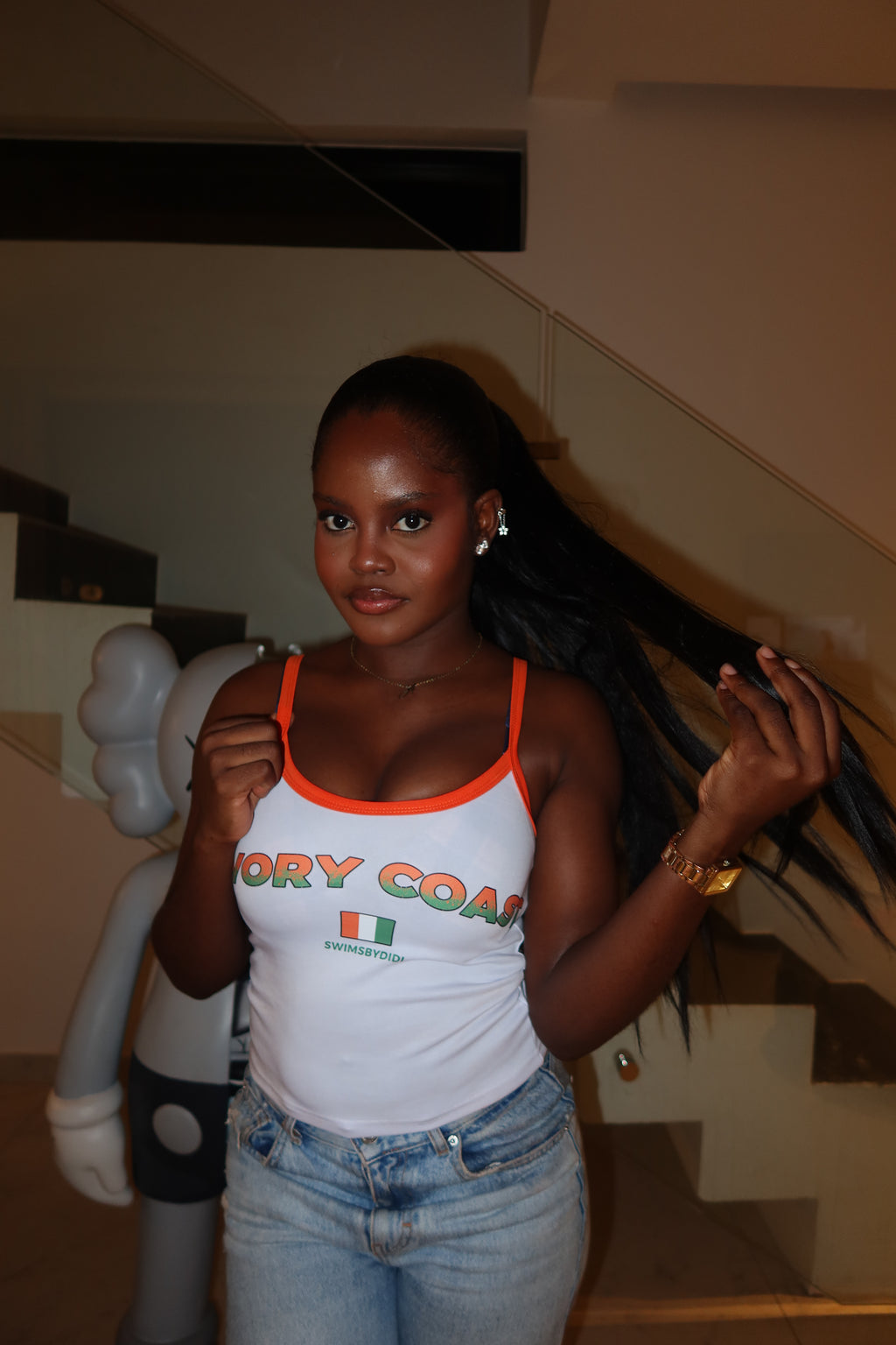 THE 'IVORY COAST' ESSENTIAL STRAPPY TOP