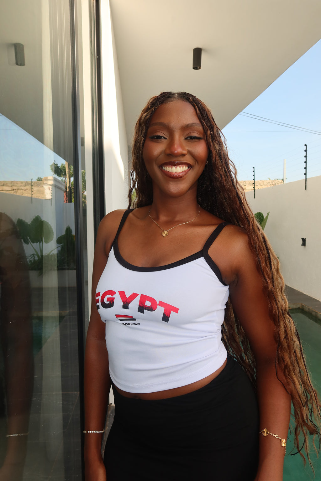 THE 'EGYPT' ESSENTIAL STRAPPY TOP