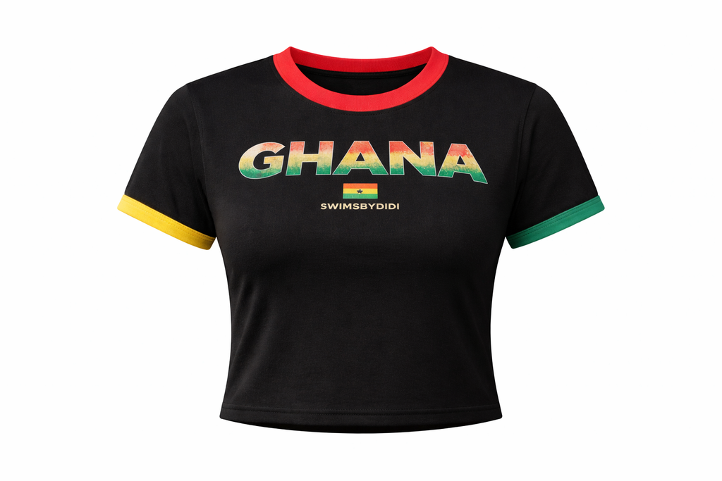 THE 'GHANA GIRL' ESSENTIAL (BABY TEE) [IN STOCK]