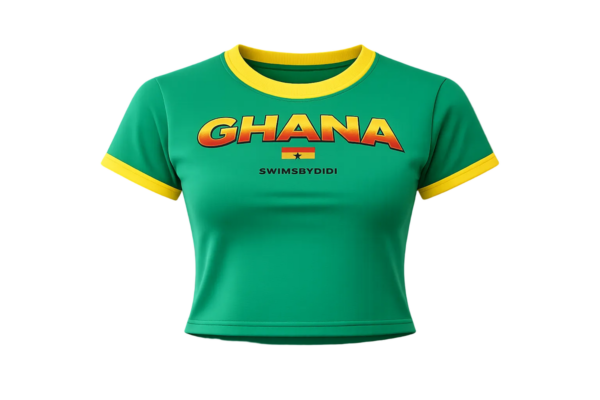 THE 'GHANA GIRL' ESSENTIAL (BABY TEE) [IN STOCK]