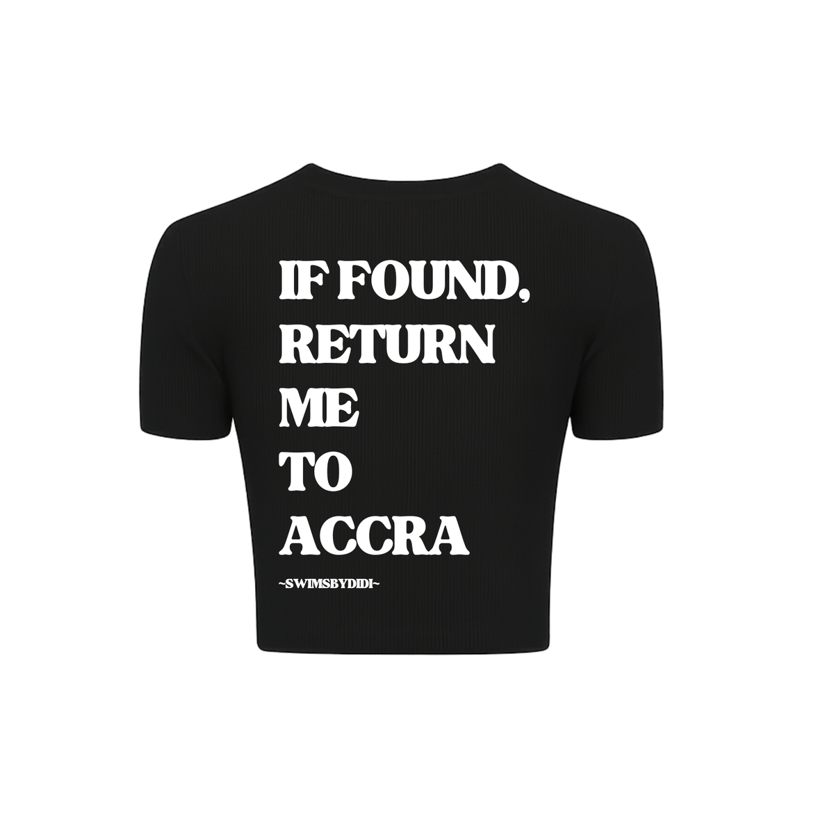 THE 'ACCRA ENJOYMENT CAPITAL' BABY TEE