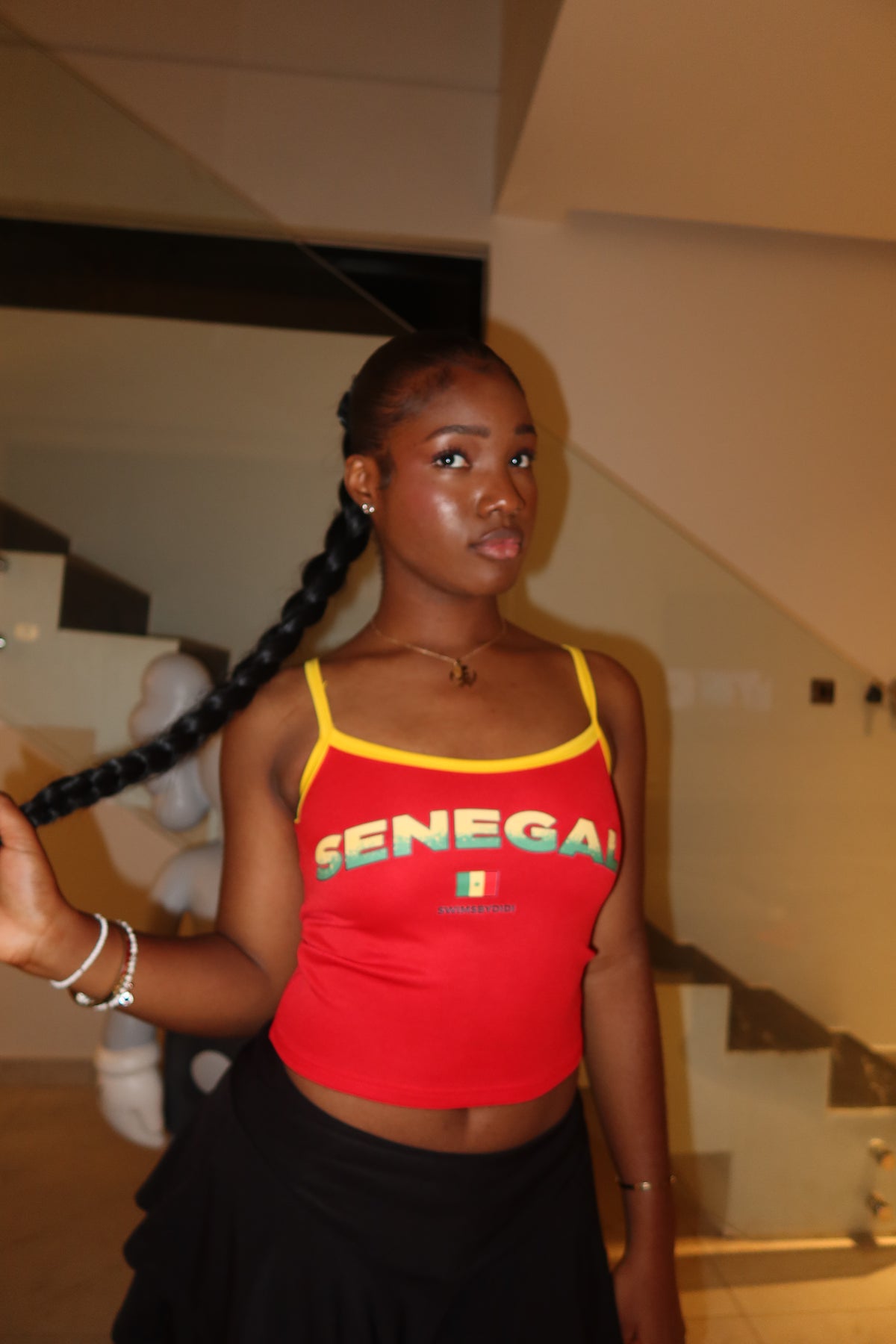 THE 'SENEGAL' ESSENTIAL STRAPPY TOP