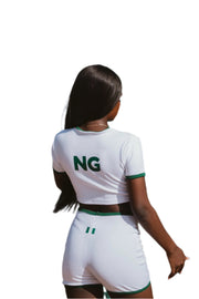 Stylish Lagos Crop Top for Women – Perfect for showing off your Lagos pride, this custom-made, size-inclusive crop top offers a trendy and comfortable fit for any occasion
