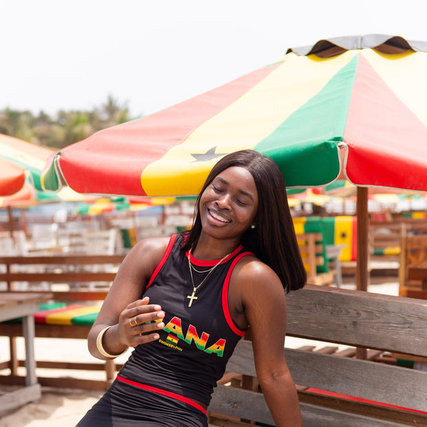 THE 'GHANA GIRL' ESSENTIAL TANK TOP (ONLY)