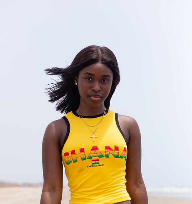 THE 'GHANA GIRL' ESSENTIAL TANK TOP (ONLY)