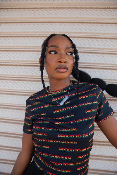 'PROUD TO BE GHANAIAN' BABY TEE